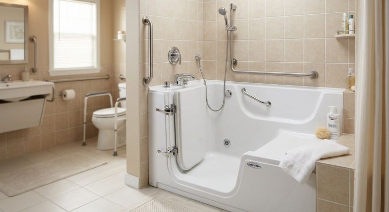 Accessible Tub Installation detail